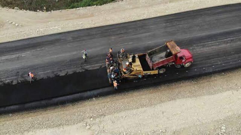 Carretera de las culturas Palenque Chiapas obras